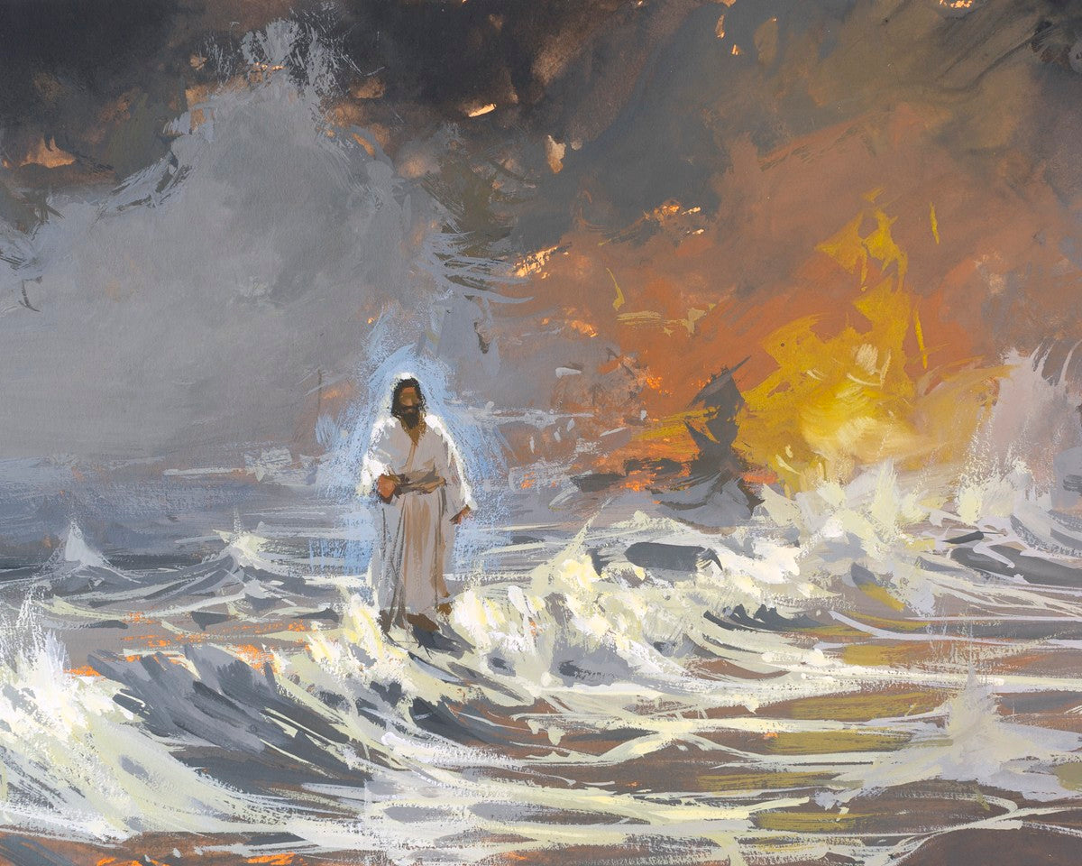 絵画 The STORM 1880 The Storm by Pierre Auguste Cot Framed & Lighted Giclee