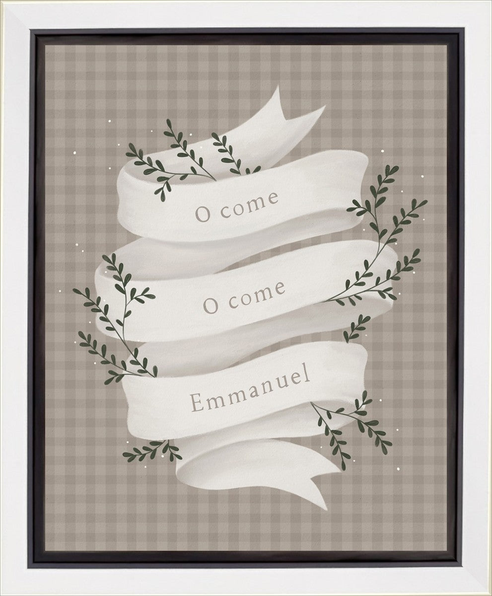 O Come Emmanuel Tan Gallery Wrap