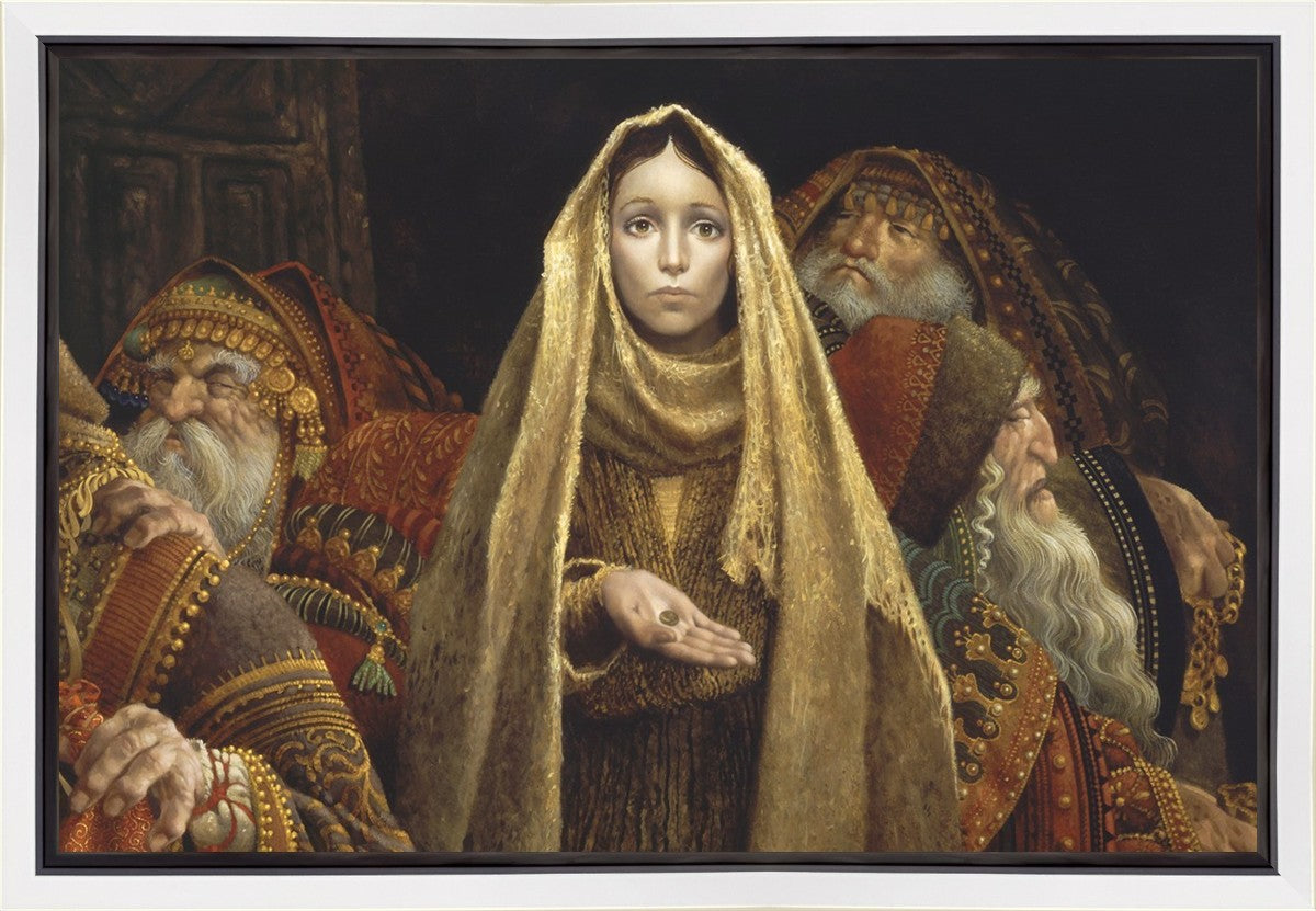 The Widow's Mite Unlimited Canvas