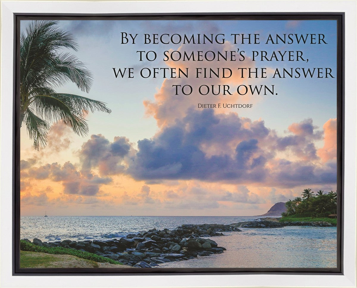 Becoming the Answer Motivisional Poster