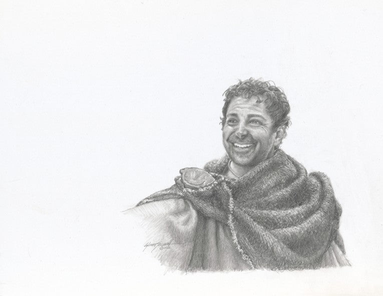 Atticus Sketch Study Original Artwork