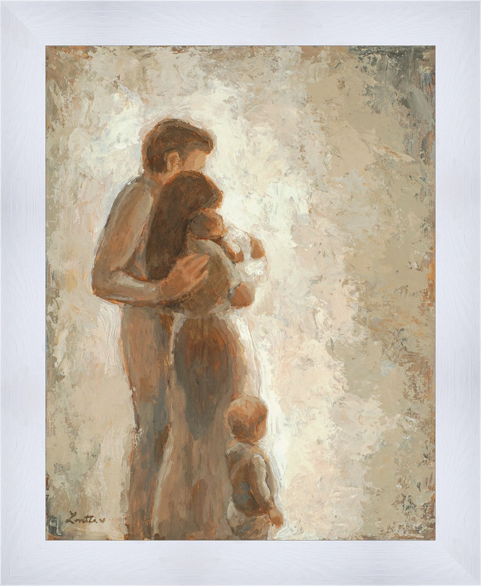 Family Looking Towards the Light