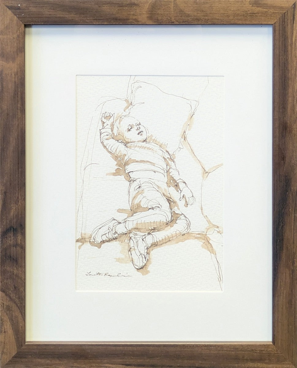 Nap on The Couch Original Artwork