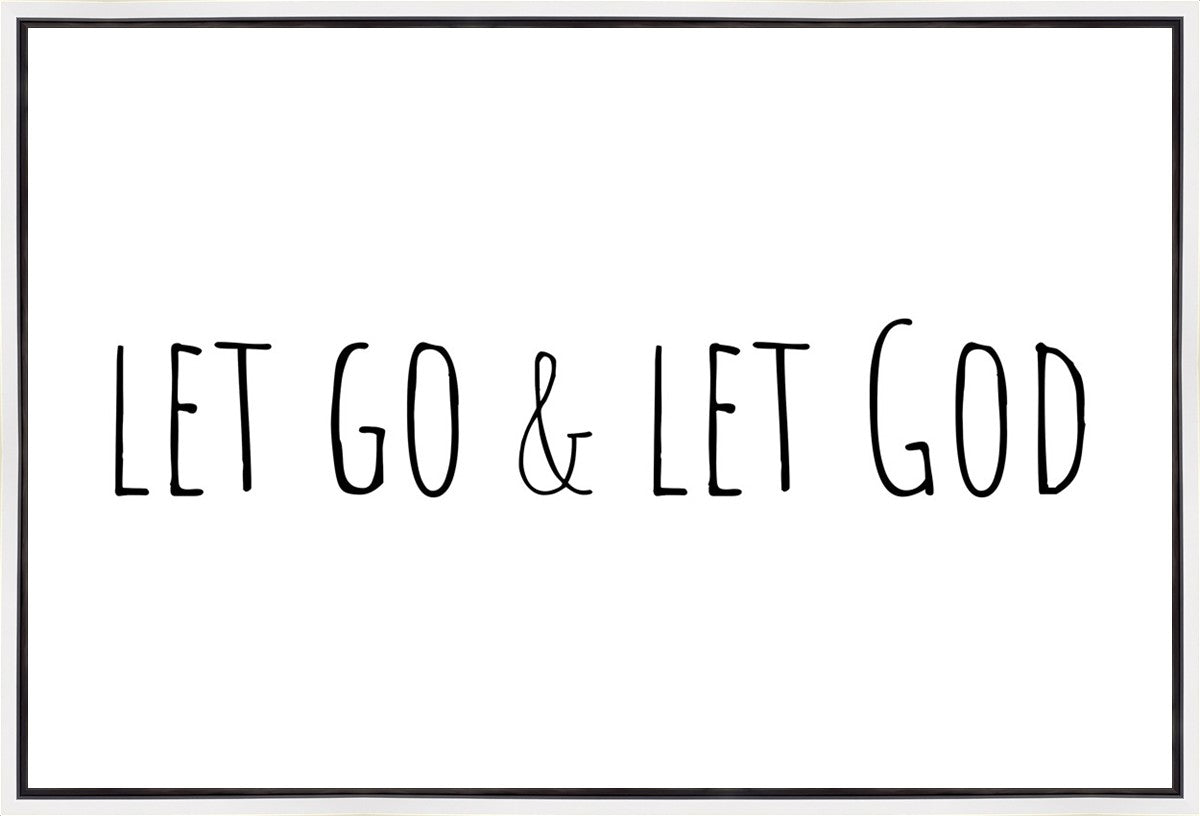 Let Go and Let God Gallery Wrap