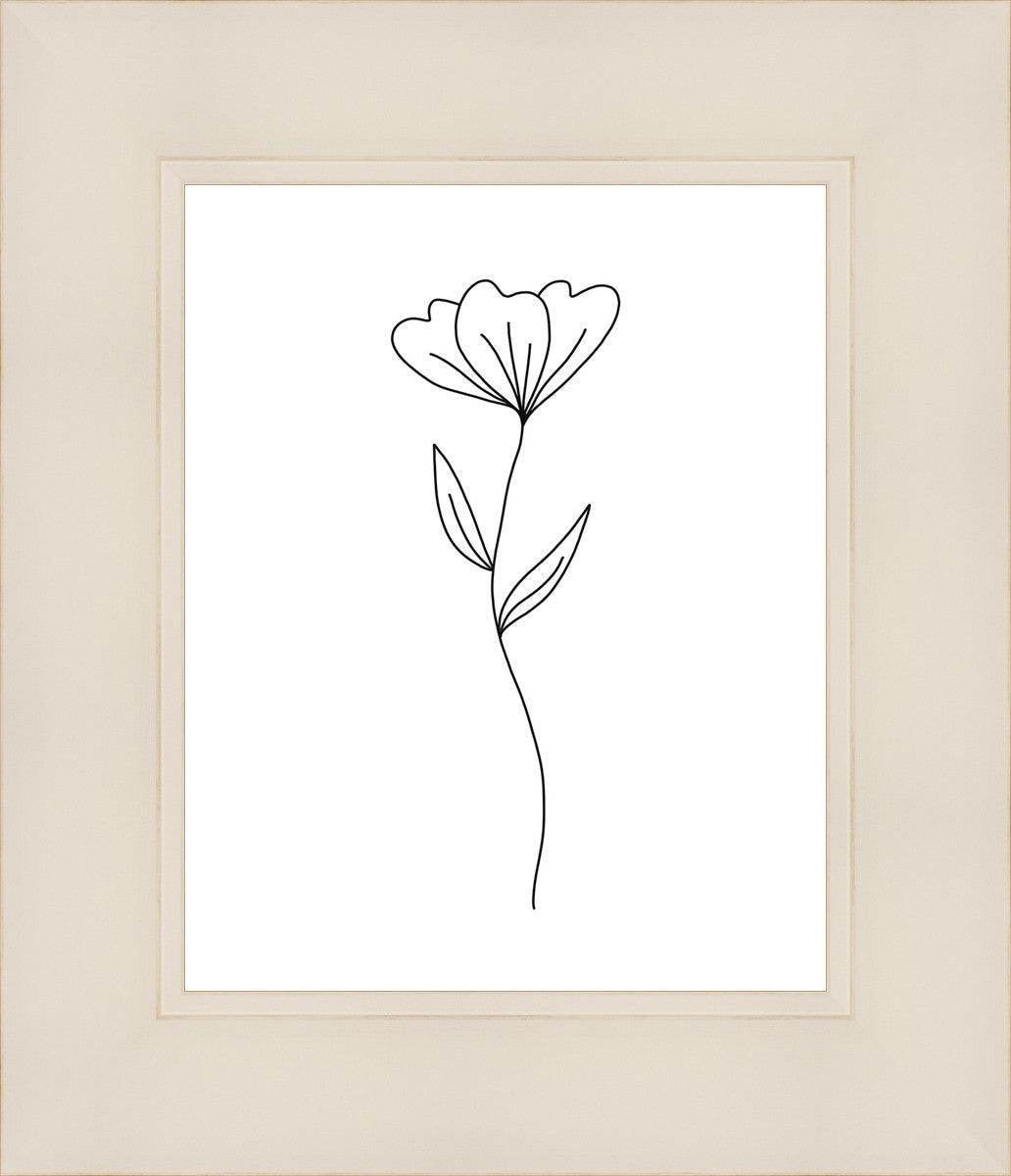Minimalist Flower White