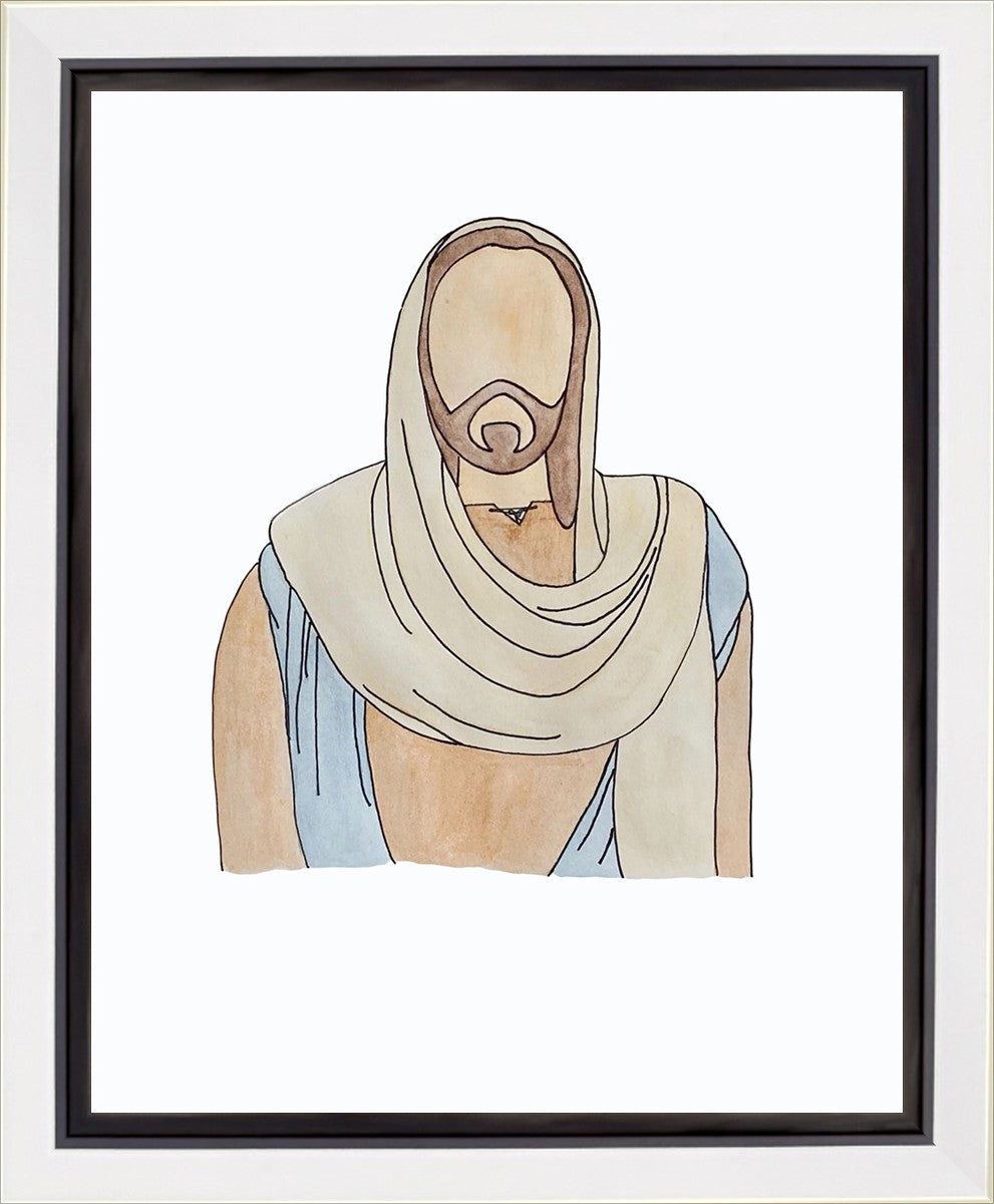 Jesus Watercolor Gallery Wrap