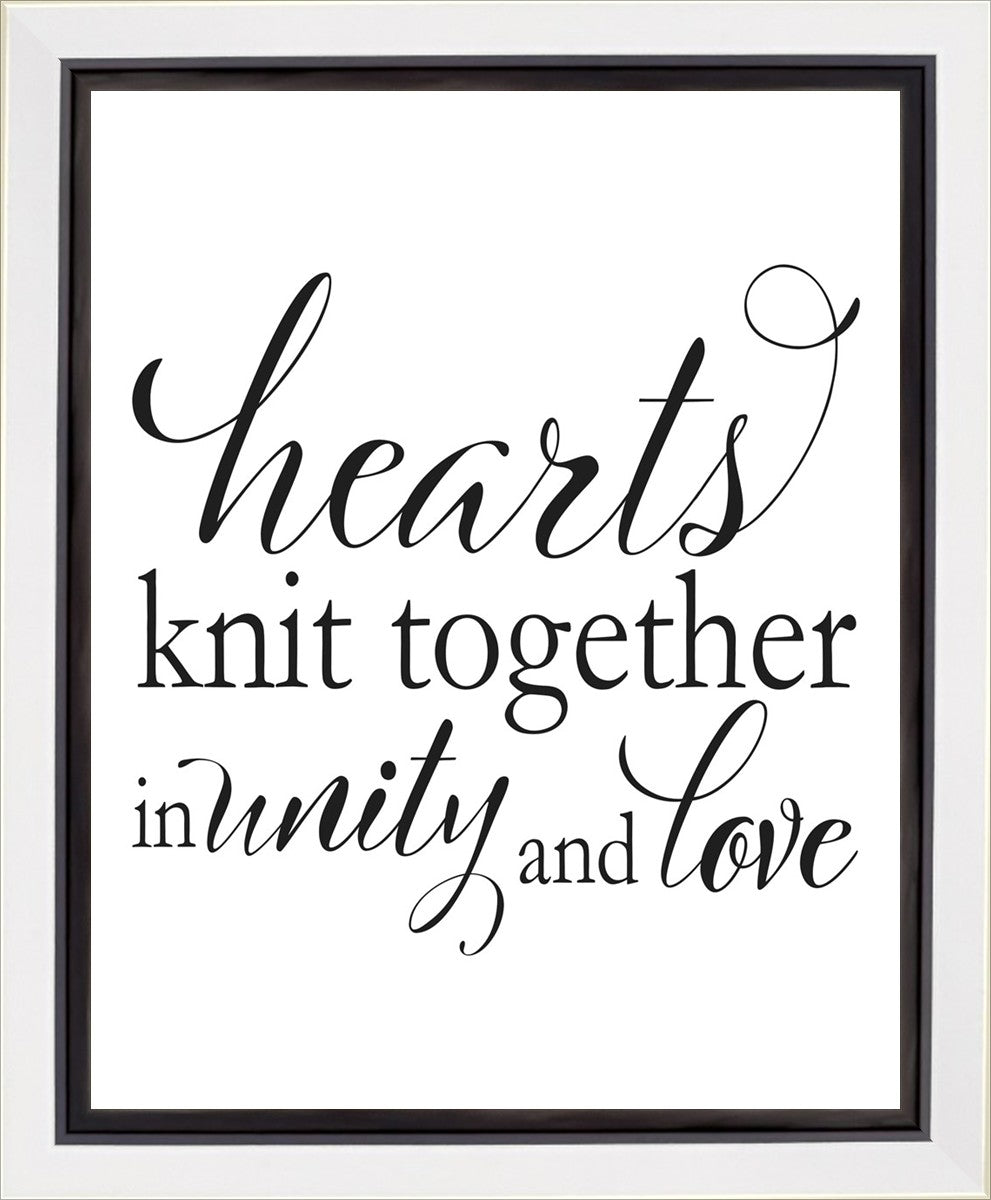 Hearts Knit Gallery Wrap