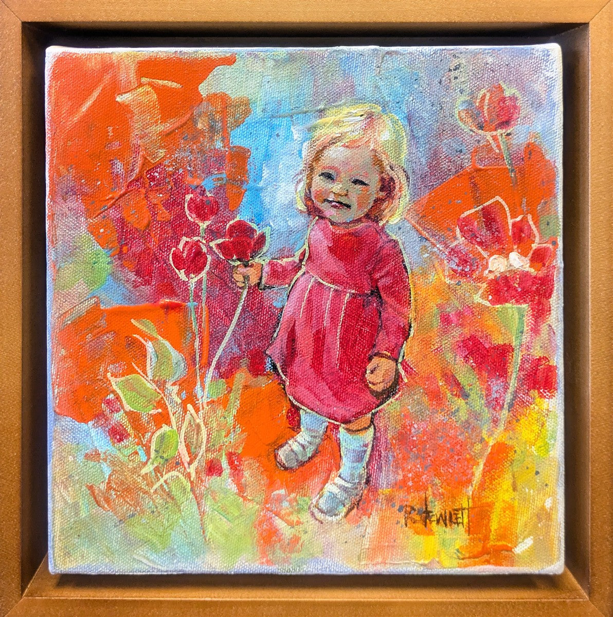 Beauty in The Garden Original Artwork