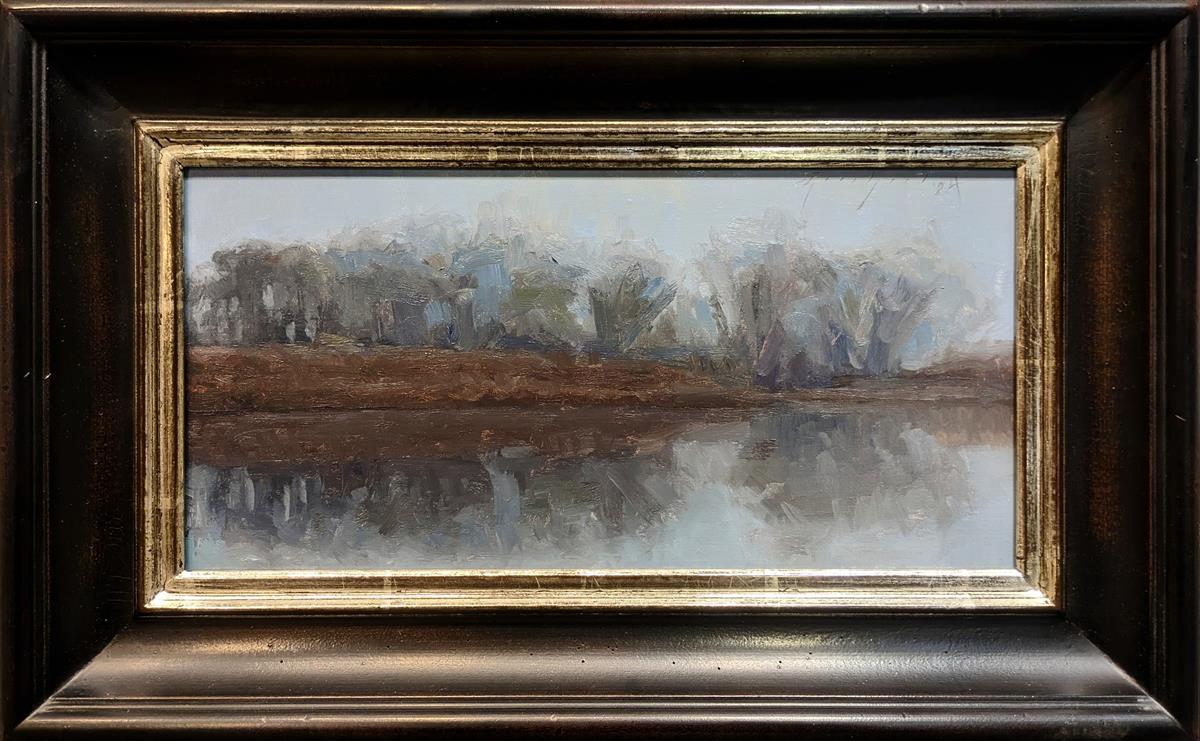 Trees in Blue Original Artwork