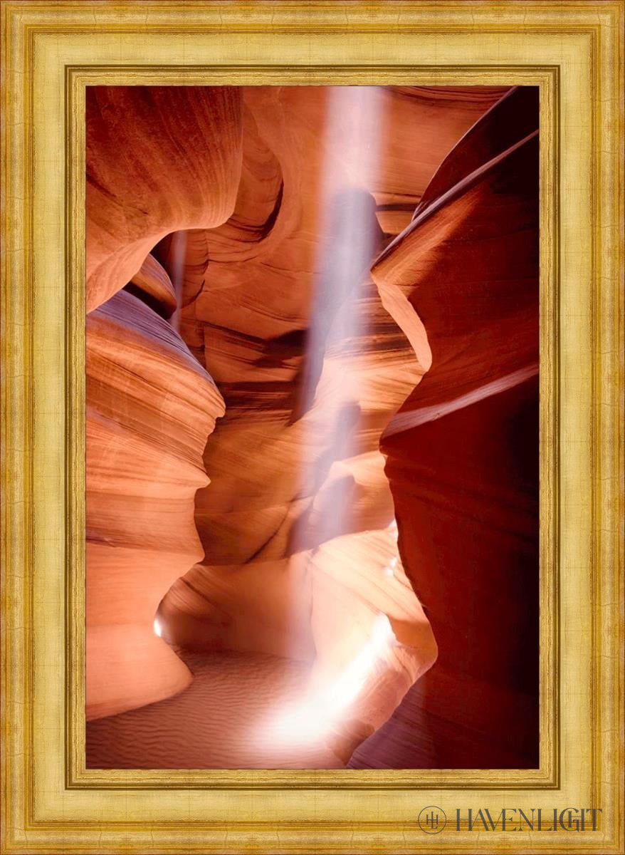 Antelope Canyon Light Open Edition Canvas / 24 X 36 Colonial Gold Metal Leaf 32 3/4 44 Art