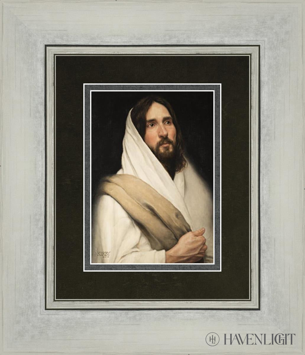 As He Ponders Open Edition Print / 5 X 7 Silver 12 1/4 14 Art