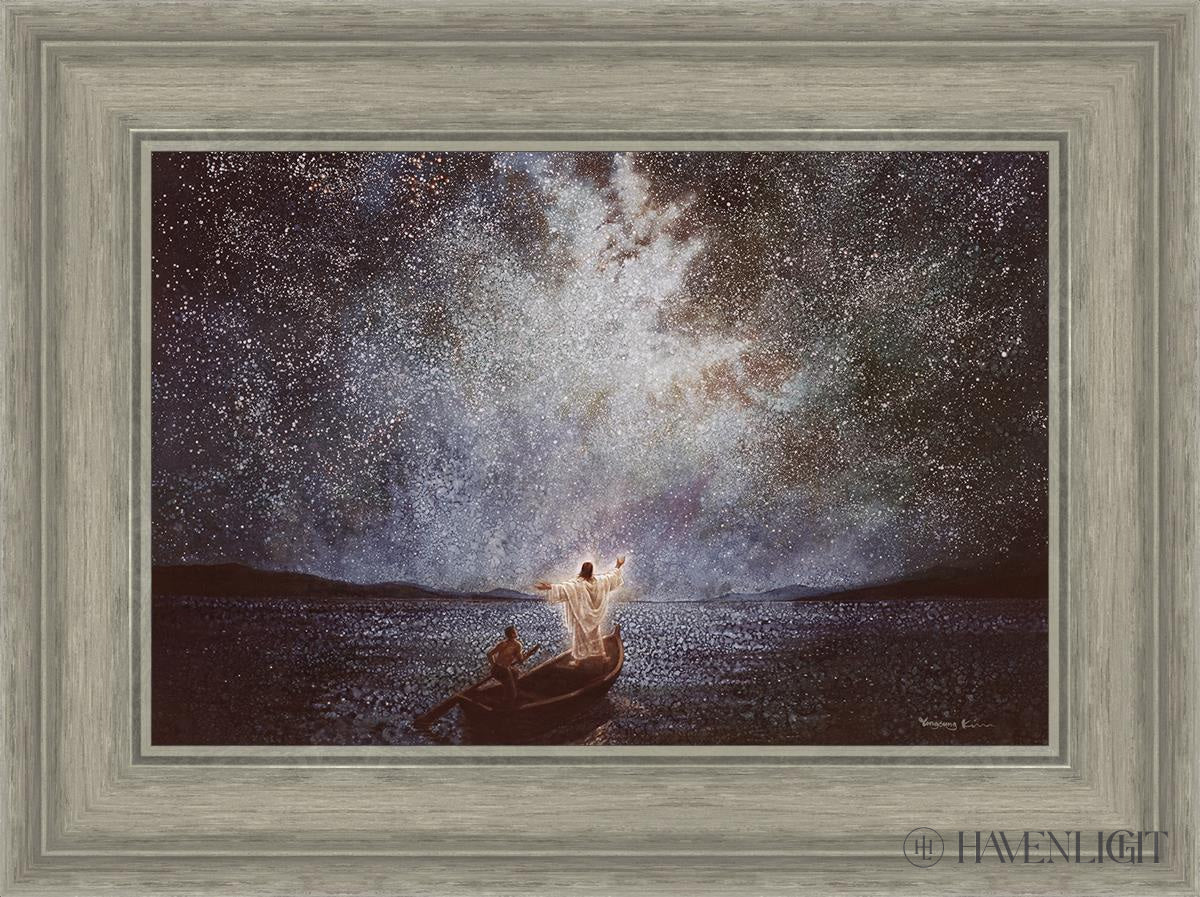 Calm And Stars Open Edition Canvas / 18 X 12 Gray 23 3/4 17 Art