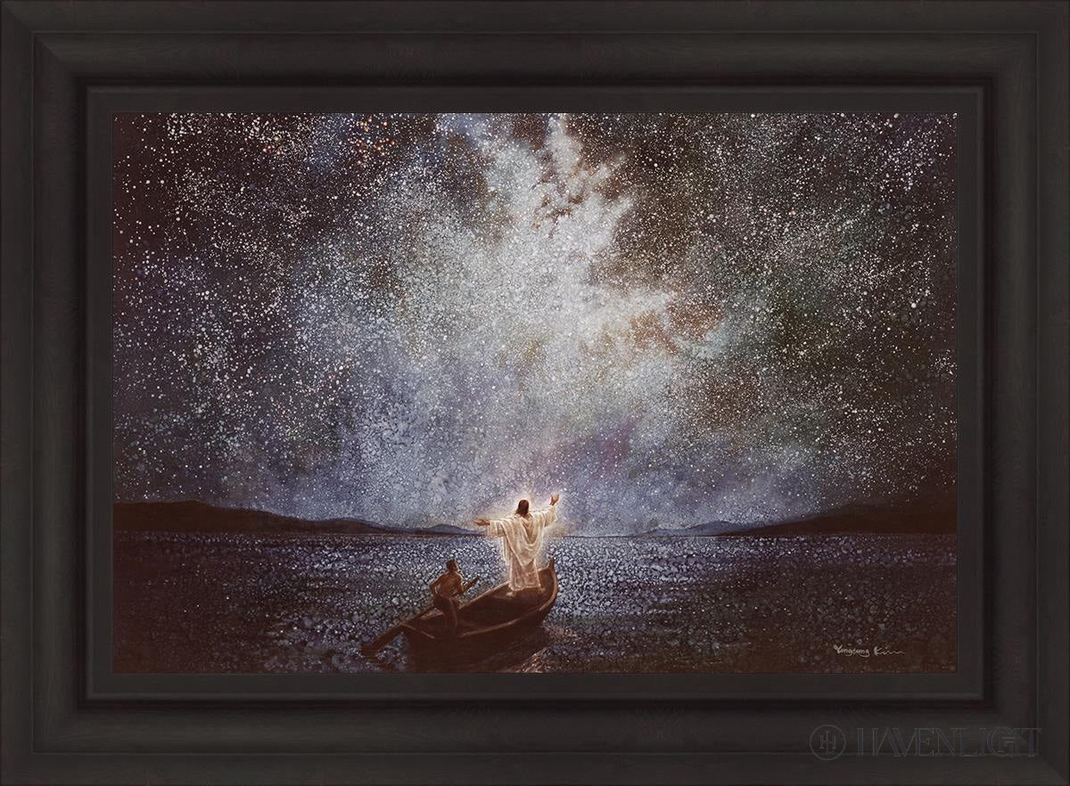 Calm And Stars Open Edition Canvas / 30 X 20 Brown 37 3/4 27 Art