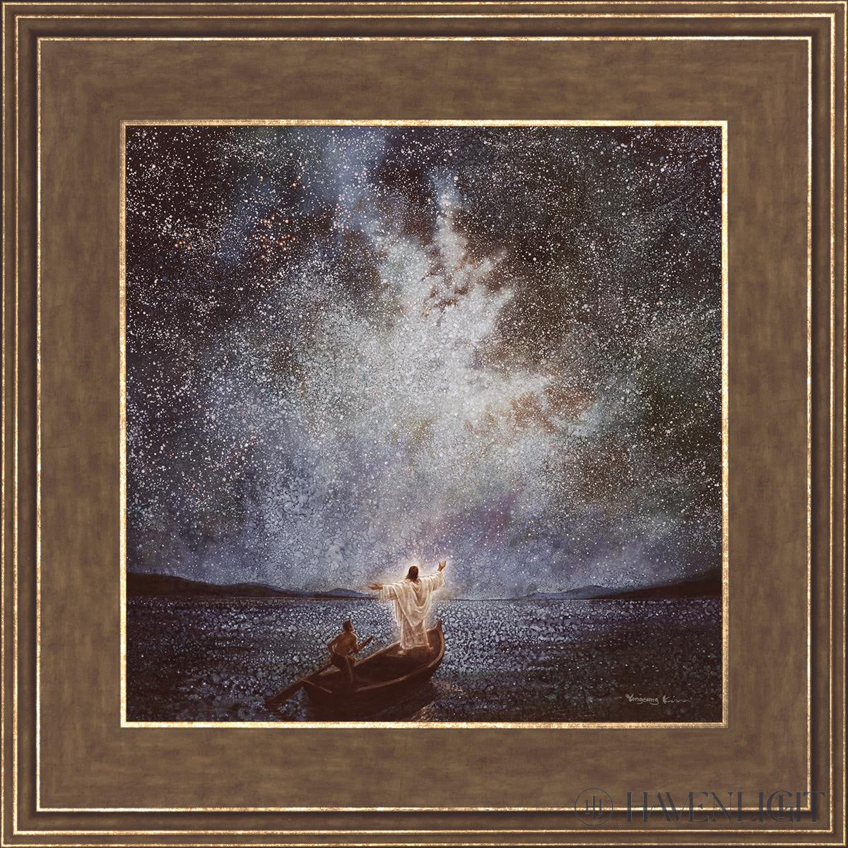 Calm And Stars Open Edition Print / 12 X Gold 16 3/4 Art