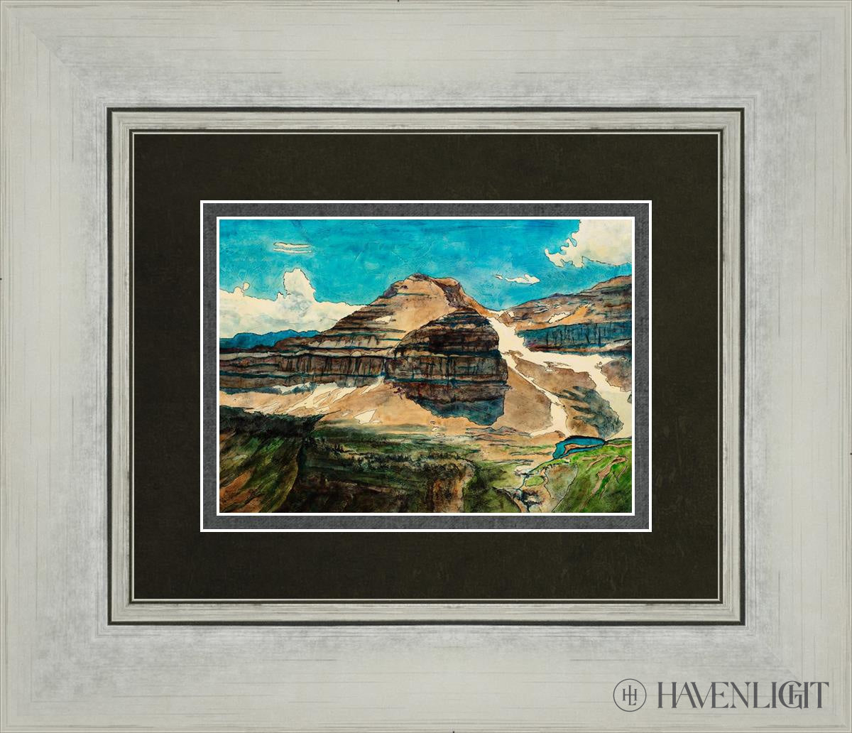 Emerald Lake Open Edition Print / 7 X 5 Silver 14 1/4 12 Art