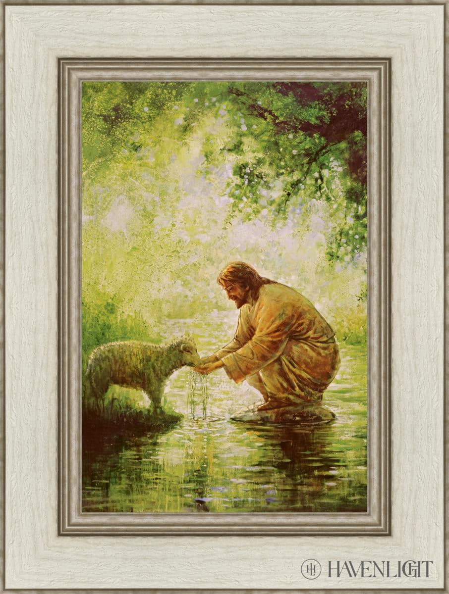 Gentle Shepherd Open Edition Canvas / 12 X 18 Ivory 1/2 24 Art