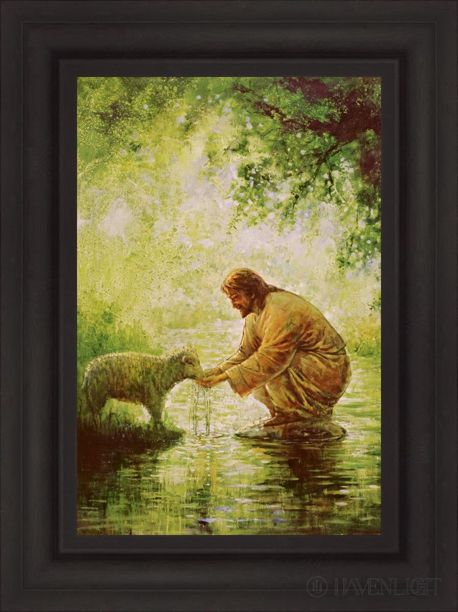 Gentle Shepherd Open Edition Canvas / 16 X 24 Brown 23 3/4 31 Art