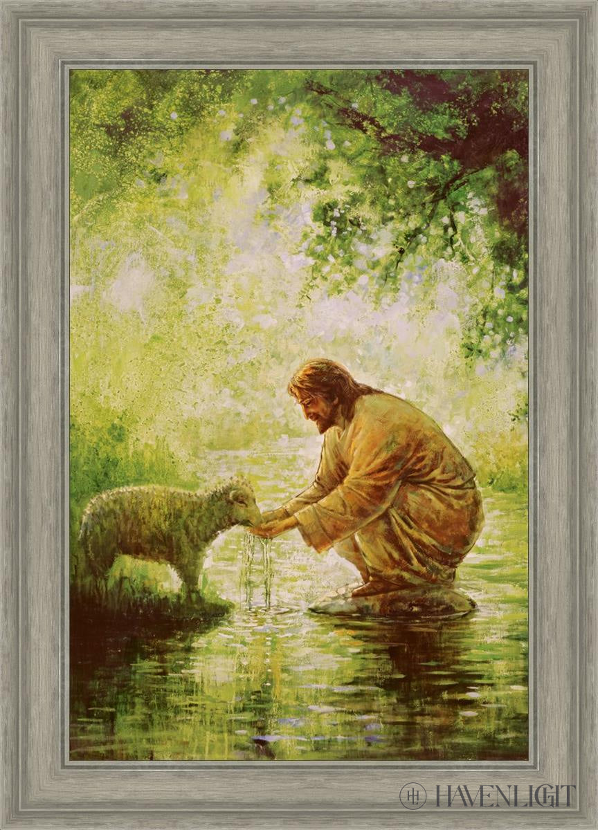Gentle Shepherd Open Edition Canvas / 20 X 30 Gray 25 3/4 35 Art