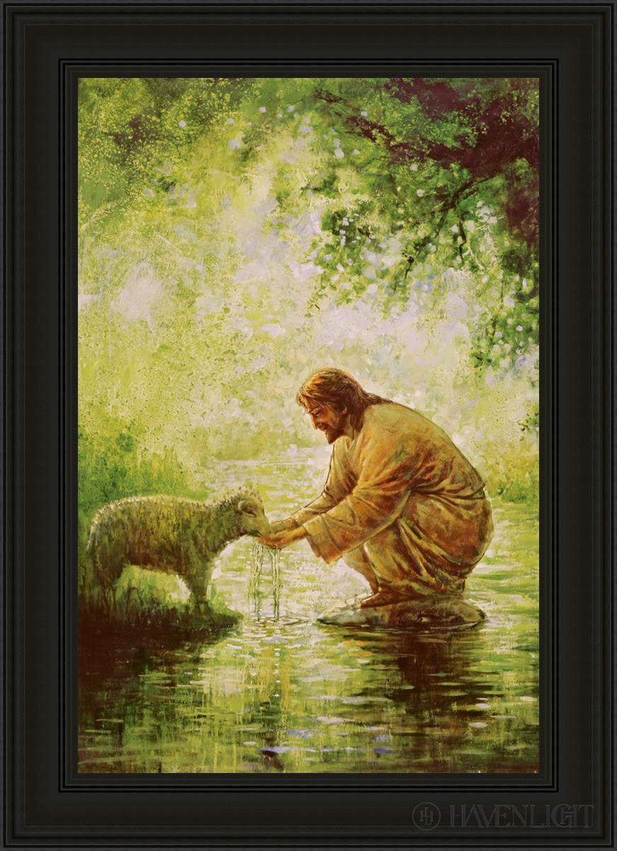Gentle Shepherd Open Edition Canvas / 24 X 36 Black 31 3/4 43 Art