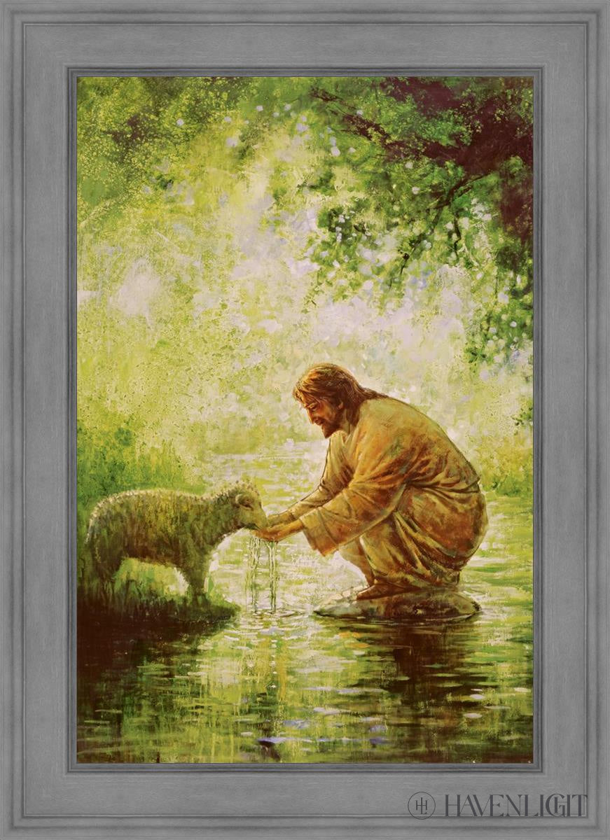 Gentle Shepherd Open Edition Canvas / 24 X 36 Gray 31 3/4 43 Art