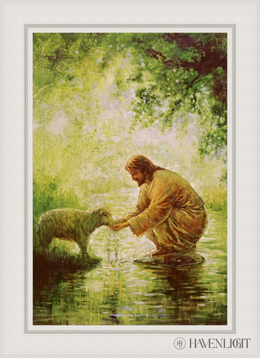 Gentle Shepherd Open Edition Canvas / 24 X 36 White 31 3/4 43 Art