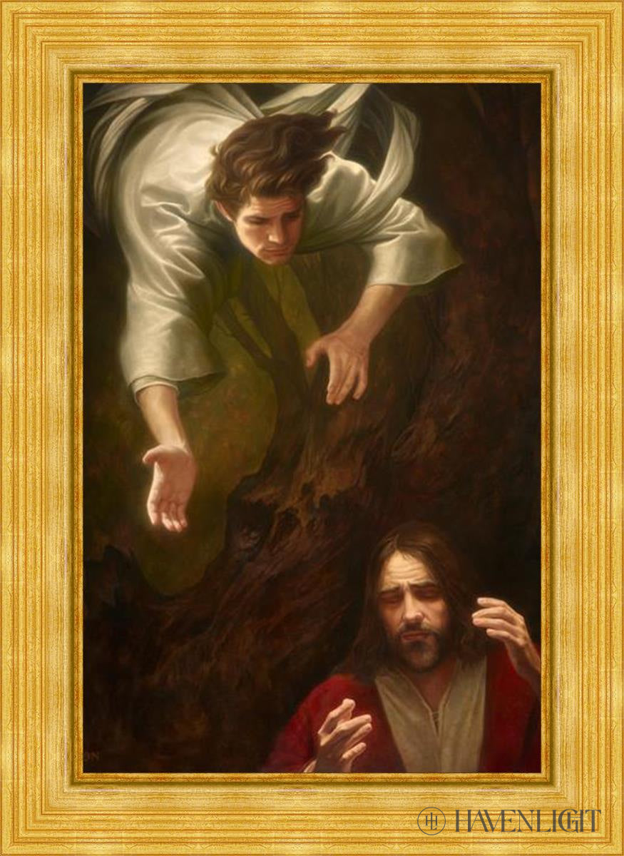 Gethsemane Open Edition Canvas / 24 X 36 Gold Metal Leaf 32 3/8 44 Art