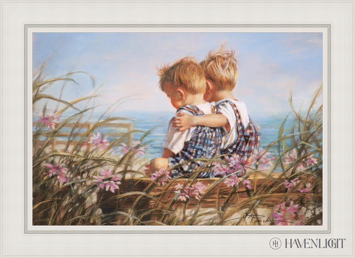 Heart Hugs Open Edition Canvas / 36 X 24 White 43 3/4 31 Art