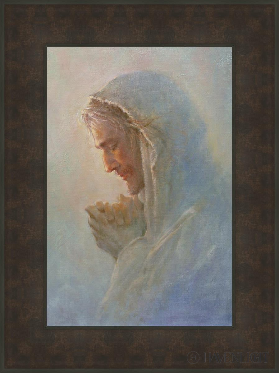 Heavenly Communication Open Edition Canvas / 16 X 24 Bronze Frame 23 3/4 31 Art
