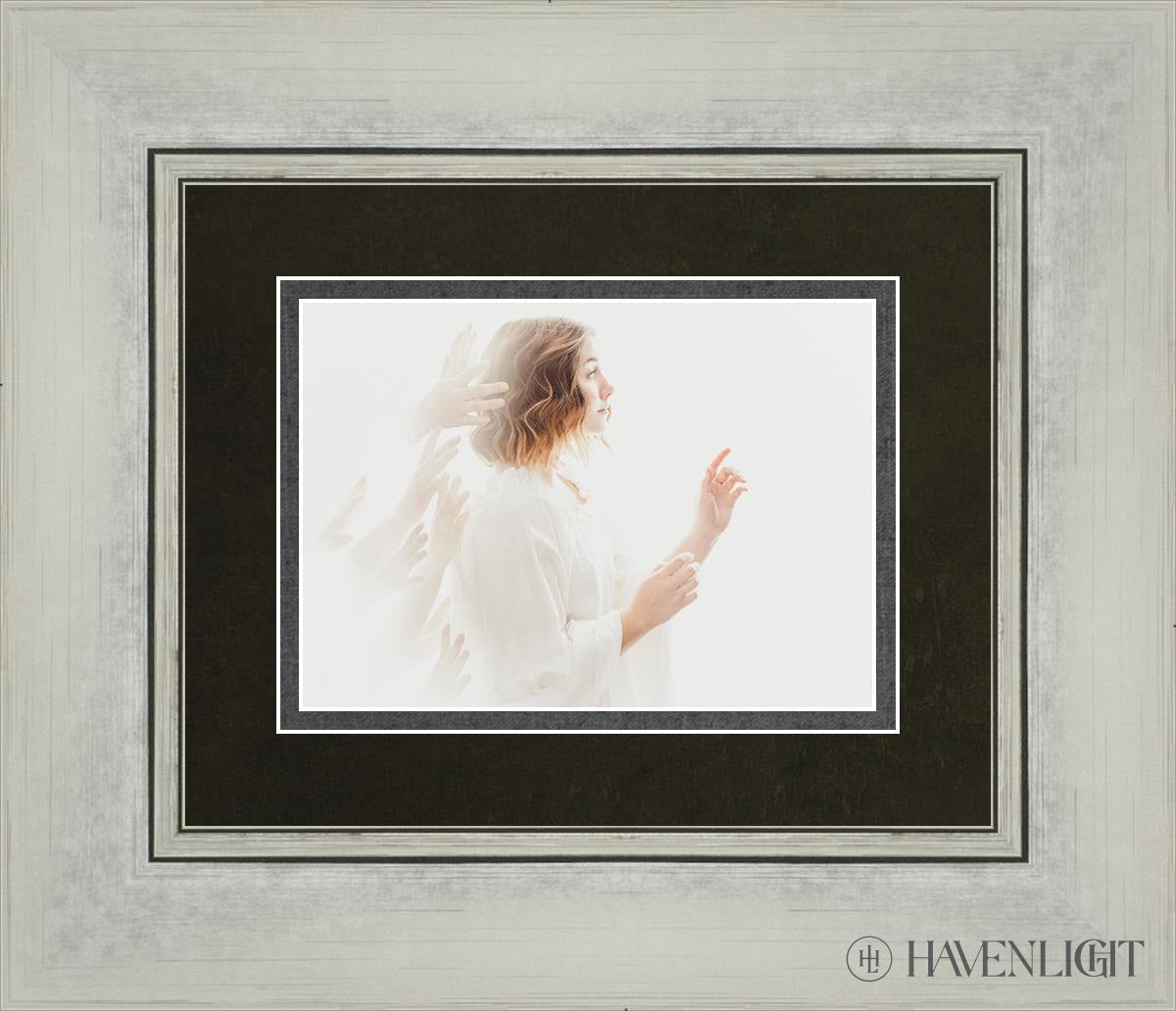 Helping Hands Open Edition Print / 7 X 5 Silver 14 1/4 12 Art