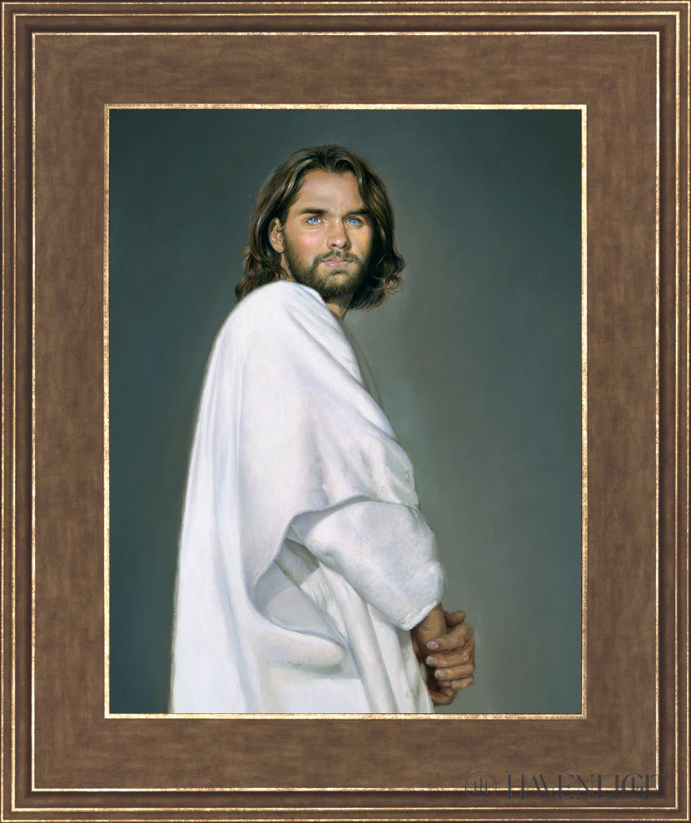 Jesus Open Edition Print / 11 X 14 Gold 15 3/4 18 Art