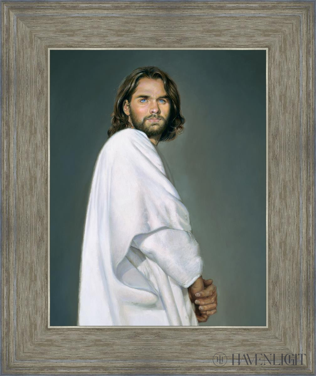 Jesus Open Edition Print / 11 X 14 Gray 15 3/4 18 Art