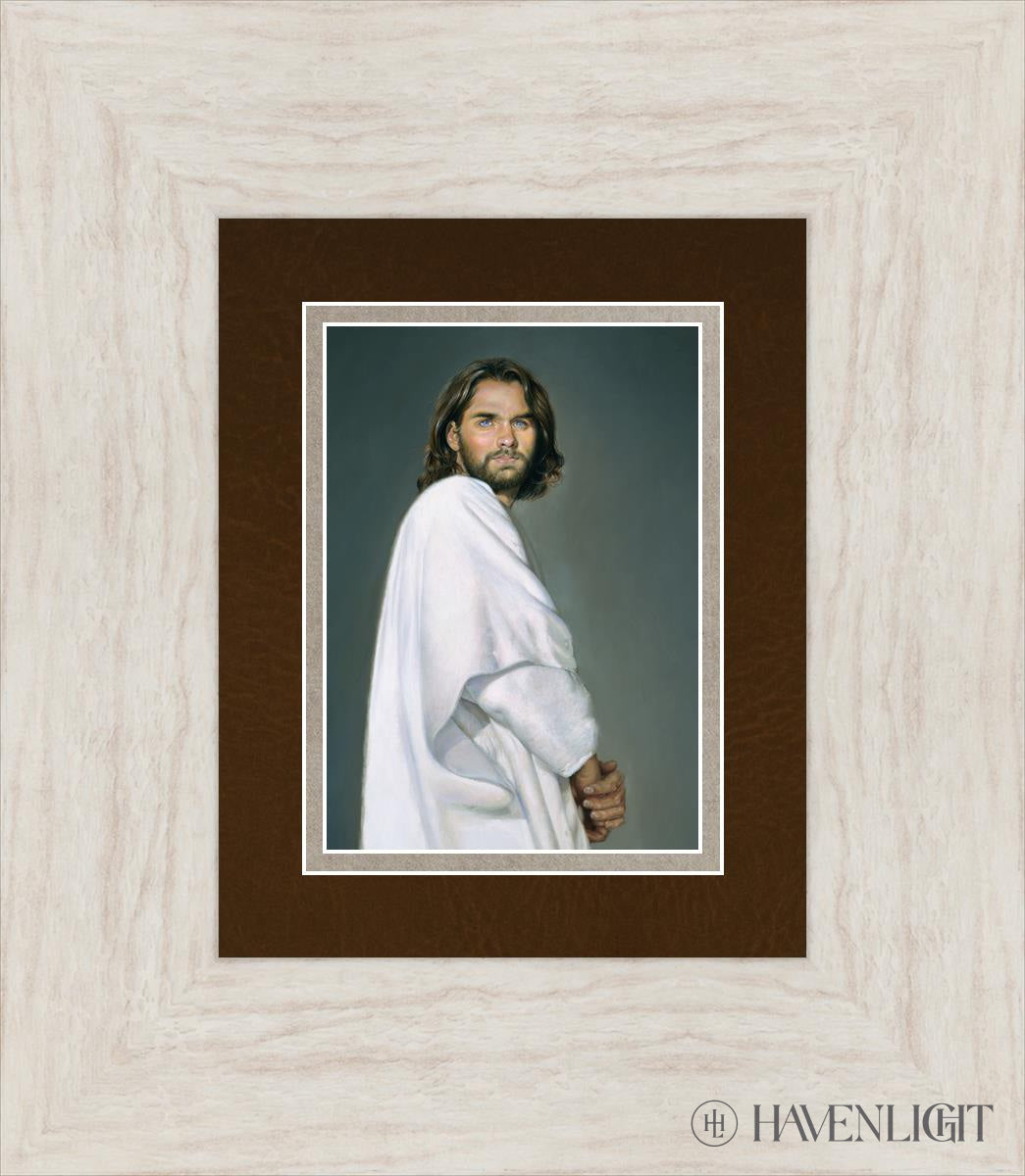 Jesus Open Edition Print / 5 X 7 Ivory 13 1/2 15 Art