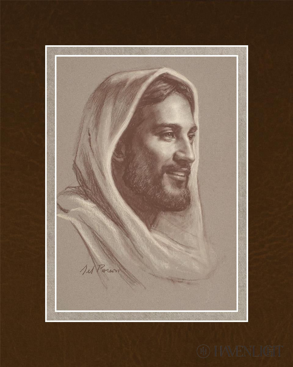 Jesus Open Edition Print / 5 X 7 Matted To 8 10 Art