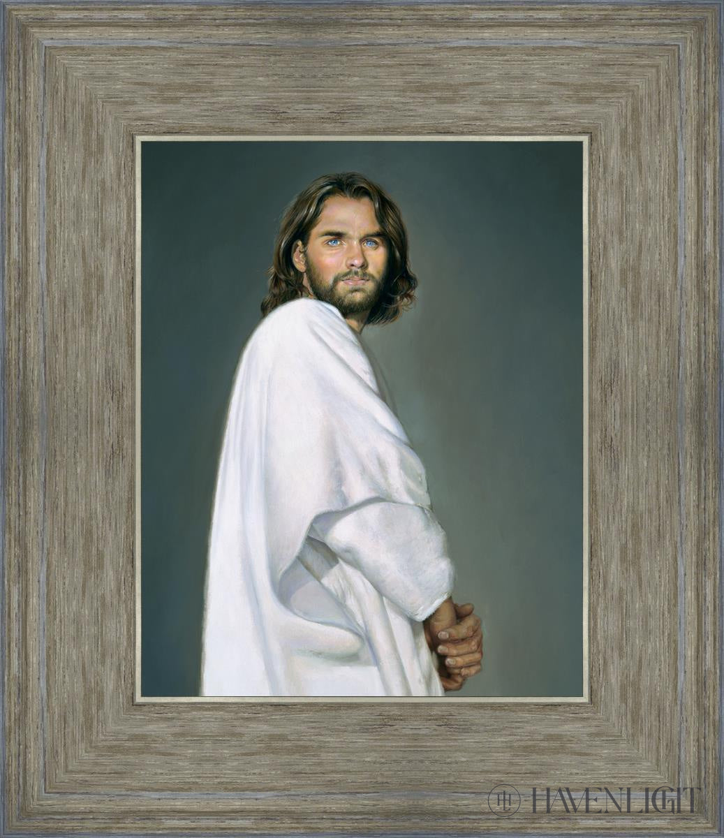 Jesus Open Edition Print / 8 X 10 Gray 12 3/4 14 Art