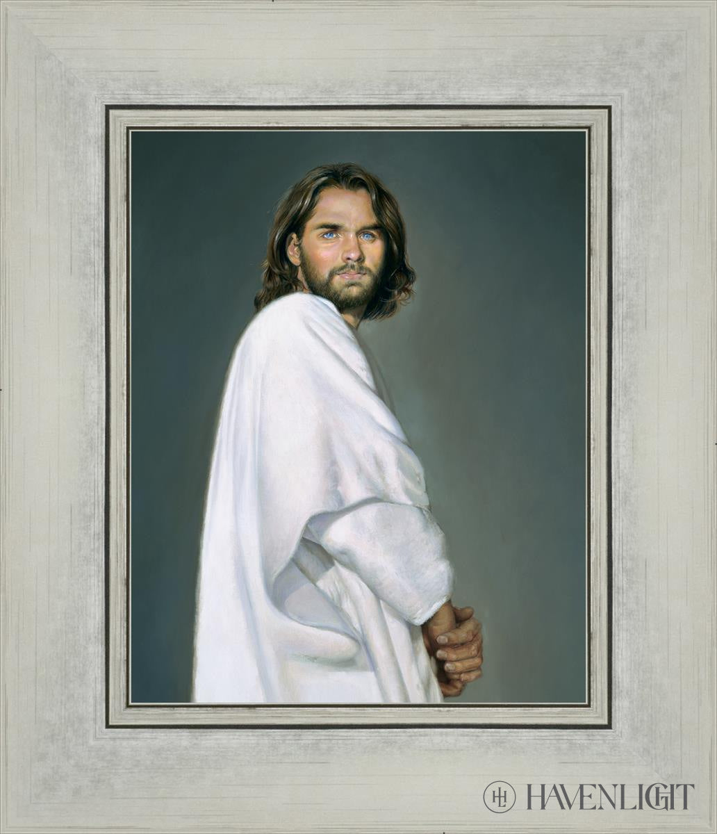 Jesus Open Edition Print / 8 X 10 Silver 12 1/4 14 Art