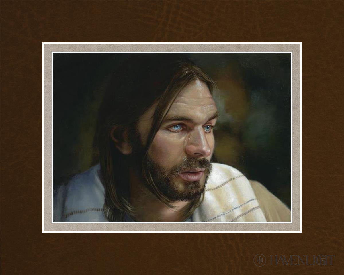Jesus Wept Open Edition Print / 7 X 5 Matted To 10 8 Art