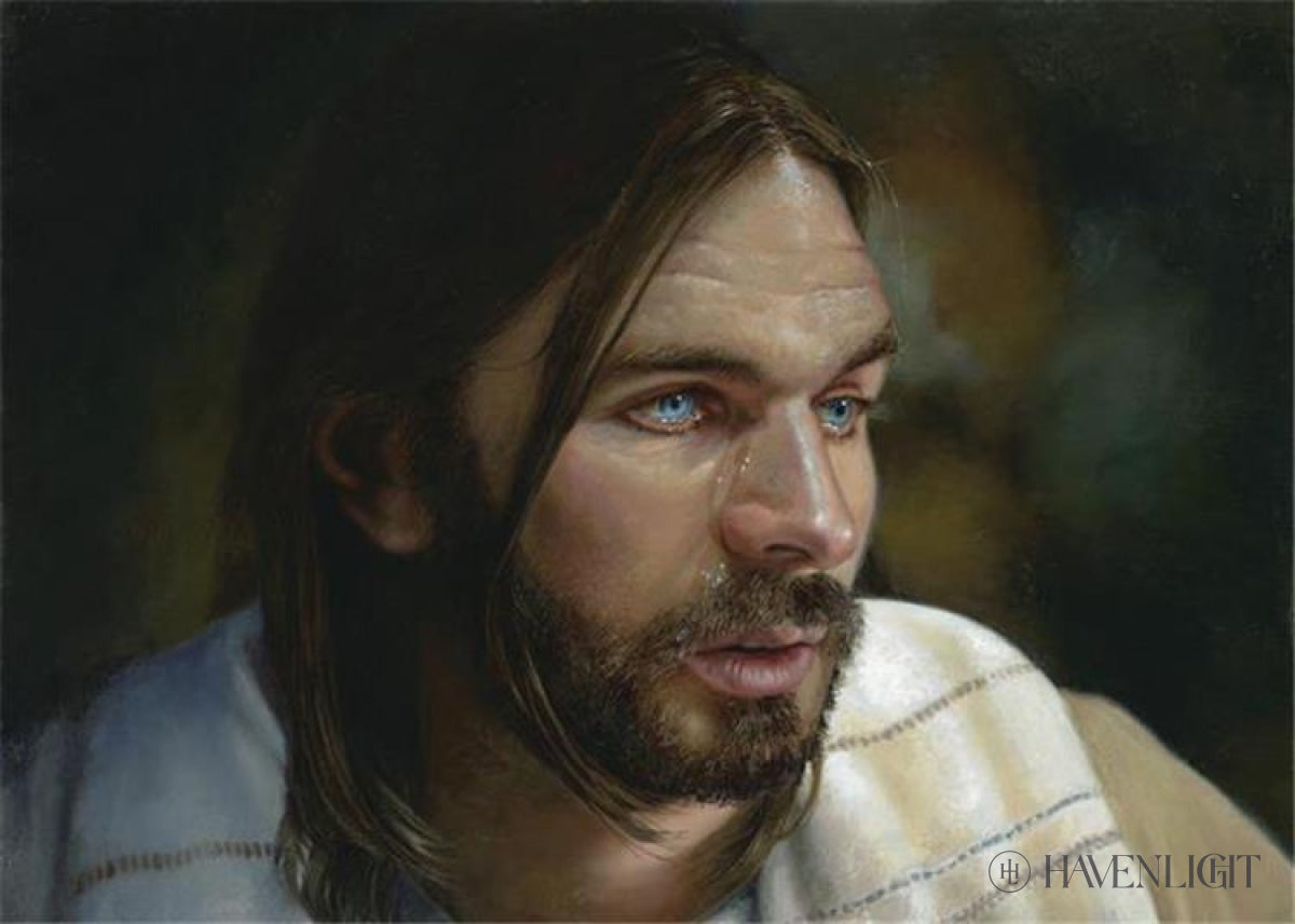 Jesus Wept Open Edition Print / 7 X 5 Only Art