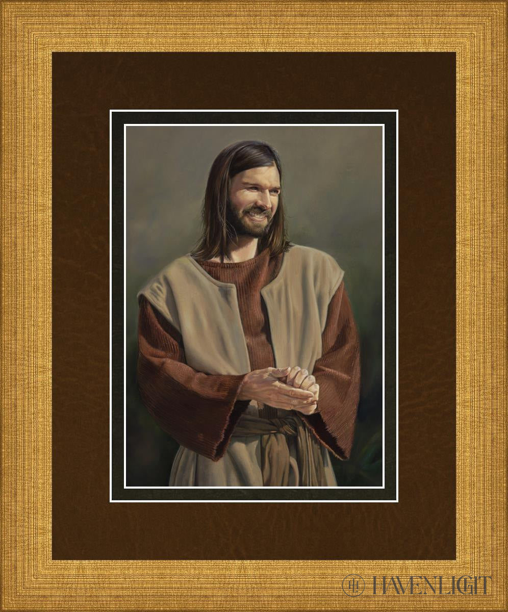 Joy Of The Lord Open Edition Print / 5 X 7 Matte Gold 9 3/4 11 Art
