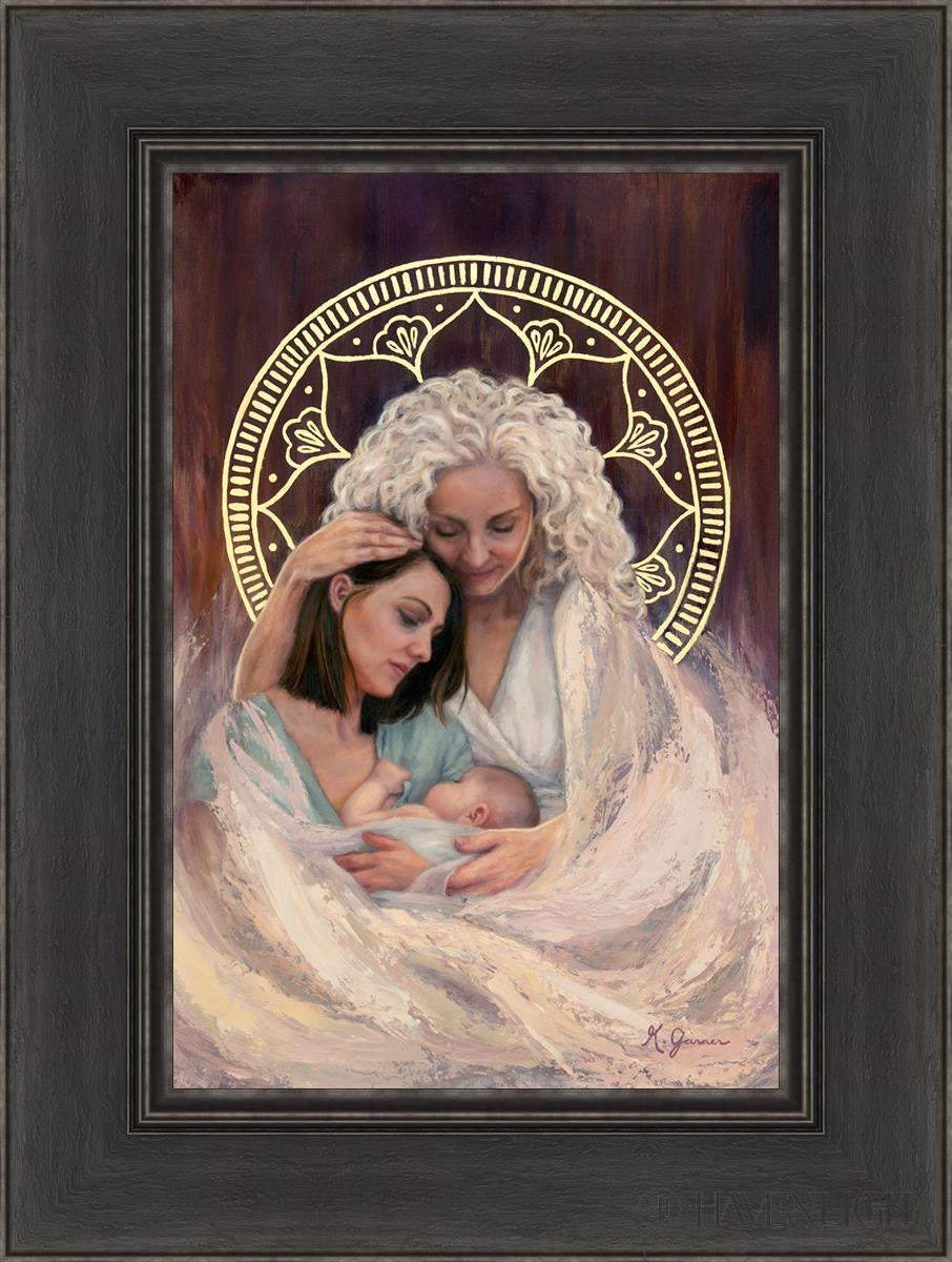 Mothers Embrace Open Edition Canvas / 12 X 18 Black 1/2 24 Art