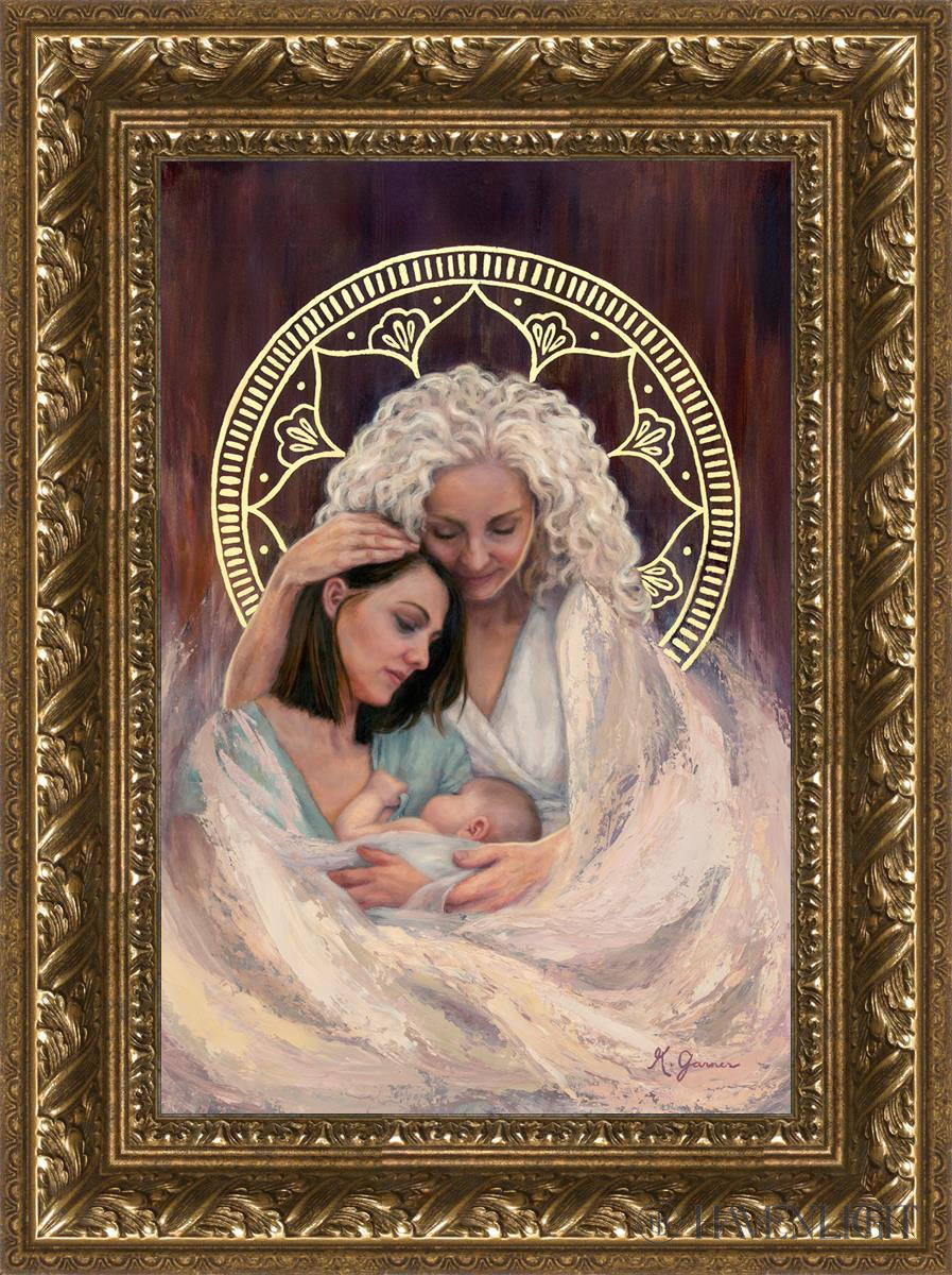 Mothers Embrace Open Edition Canvas / 12 X 18 Gold 17 3/4 23 Art