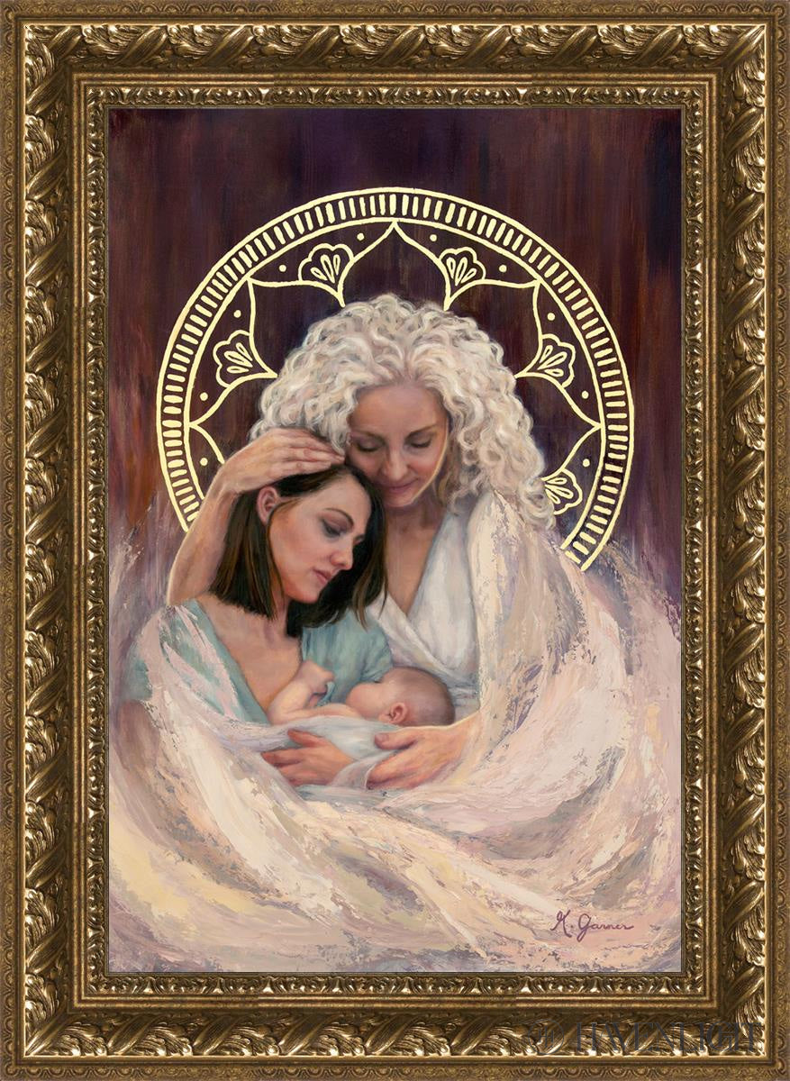 Mothers Embrace Open Edition Canvas / 16 X 24 Gold 21 3/4 29 Art