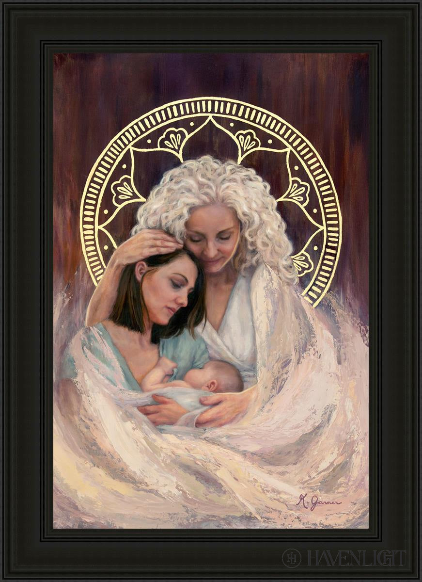 Mothers Embrace Open Edition Canvas / 24 X 36 Black 31 3/4 43 Art
