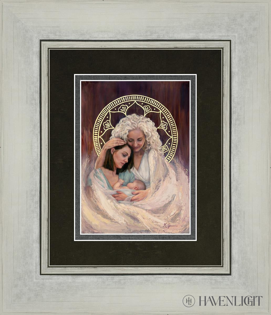 Mothers Embrace Open Edition Print / 5 X 7 Silver 12 1/4 14 Art
