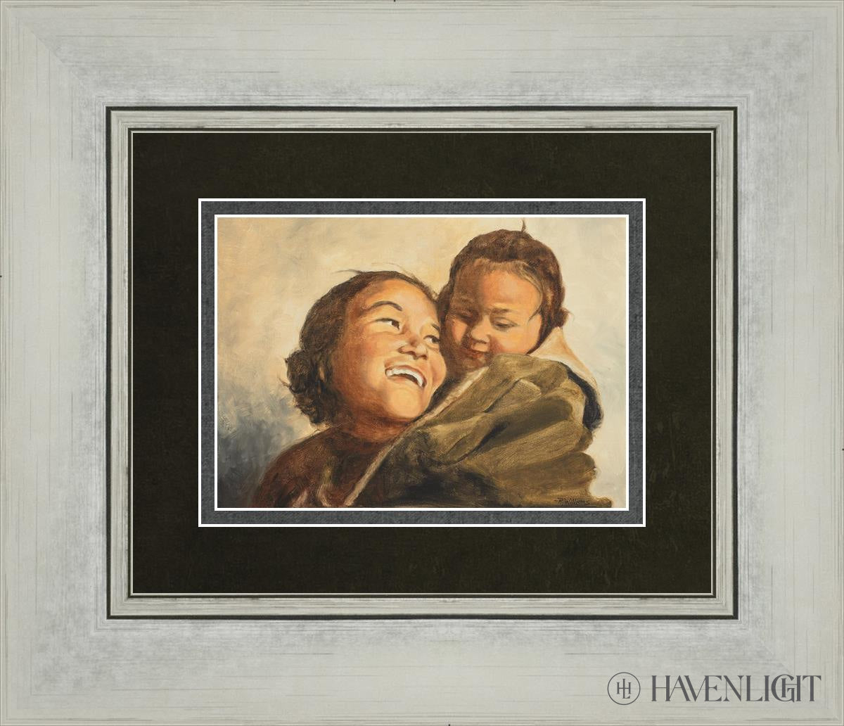 Papoose Open Edition Print / 7 X 5 Silver 14 1/4 12 Art