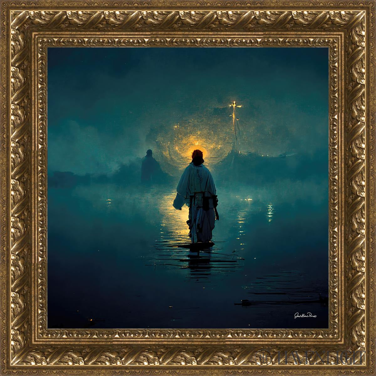 Peter. Man Of Faith! Open Edition Canvas / 18 X Gold 23 3/4 Art