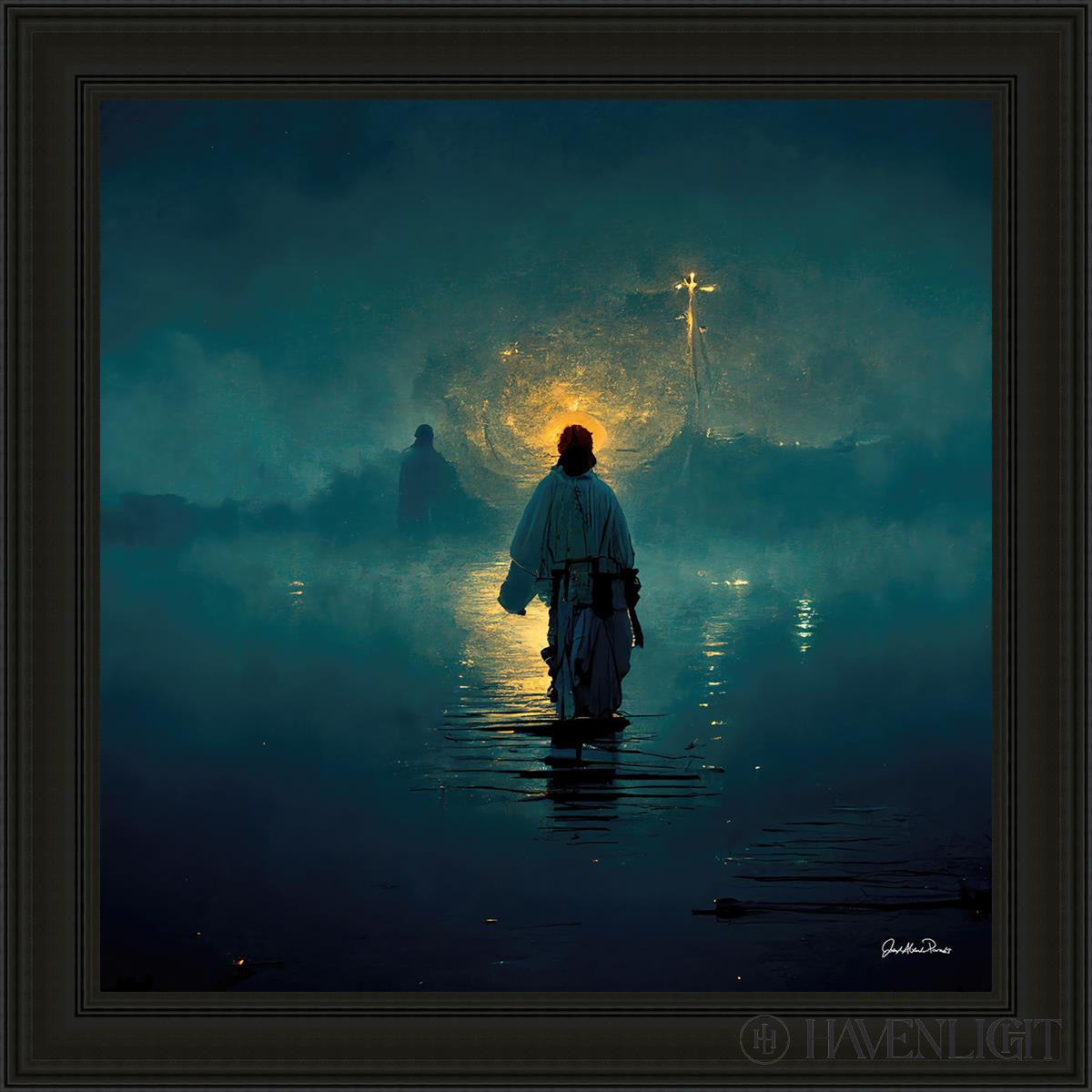 Peter. Man Of Faith! Open Edition Canvas / 36 X Black 43 3/4 Art