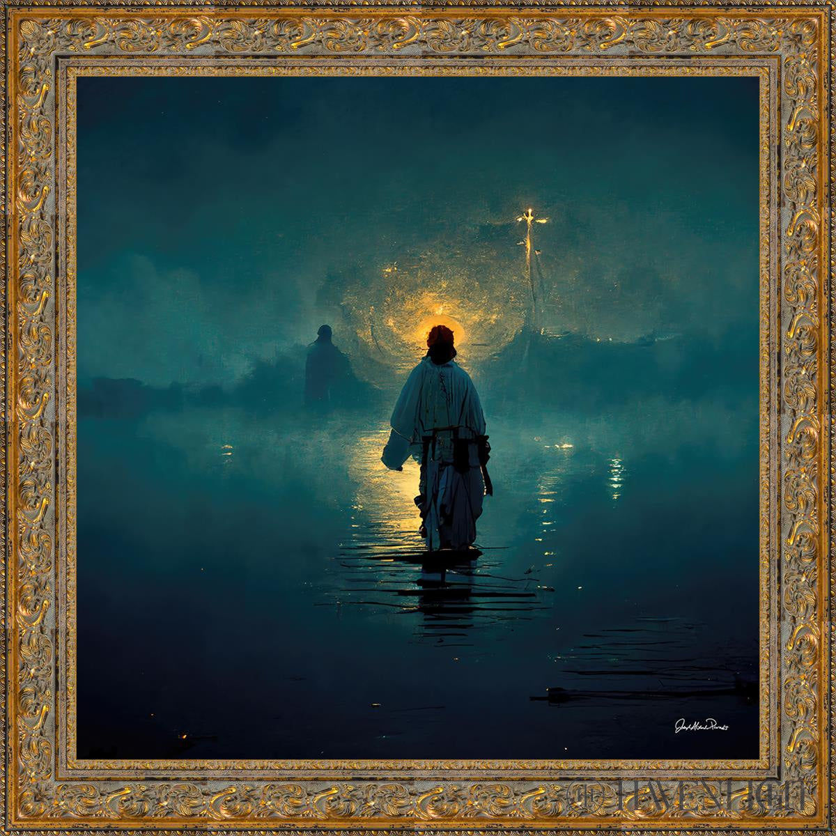 Peter. Man Of Faith! Open Edition Canvas / 36 X Gold 43 3/4 Art