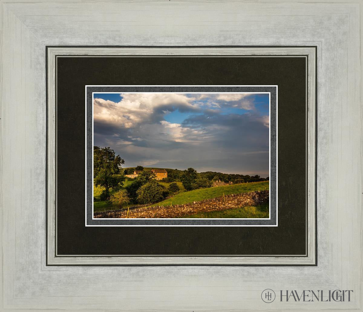 Plate 1 - Downham Farm Morning Wall Open Edition Print / 7 X 5 Silver 14 1/4 12 Art