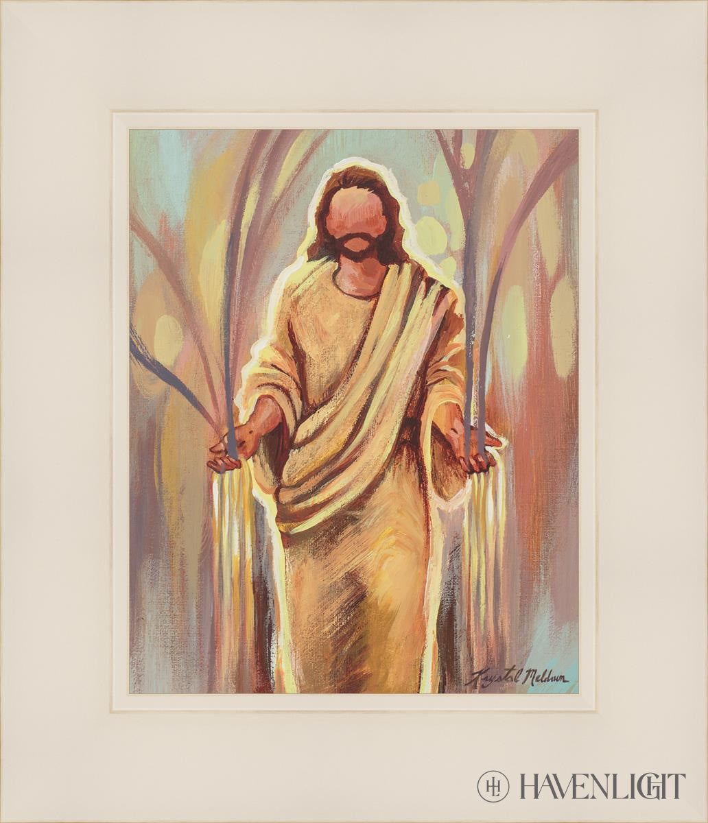 Sorrow Turned To Gold Open Edition Print / 8 X 10 White 12 1/4 14 Art