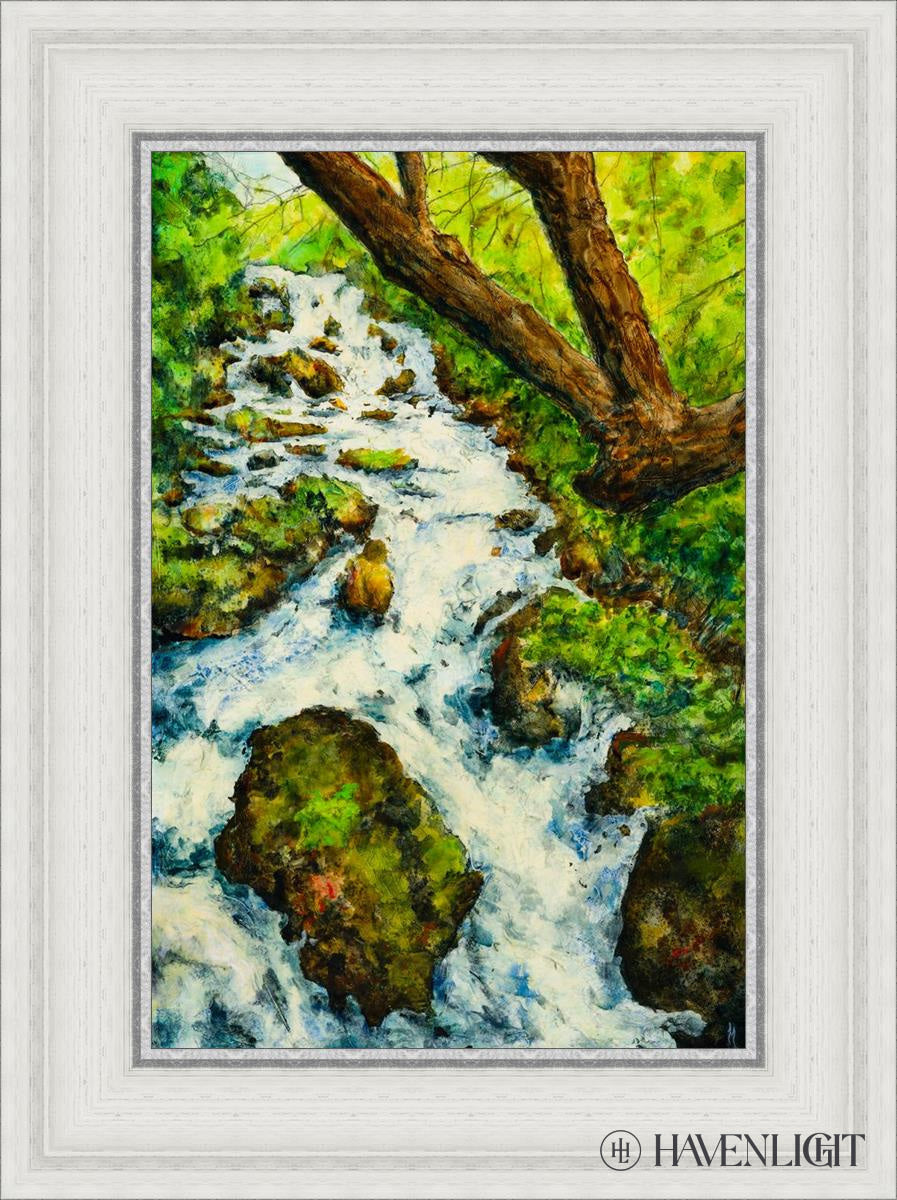 Summer Cascade Open Edition Canvas / 12 X 18 White 17 3/4 23 Art